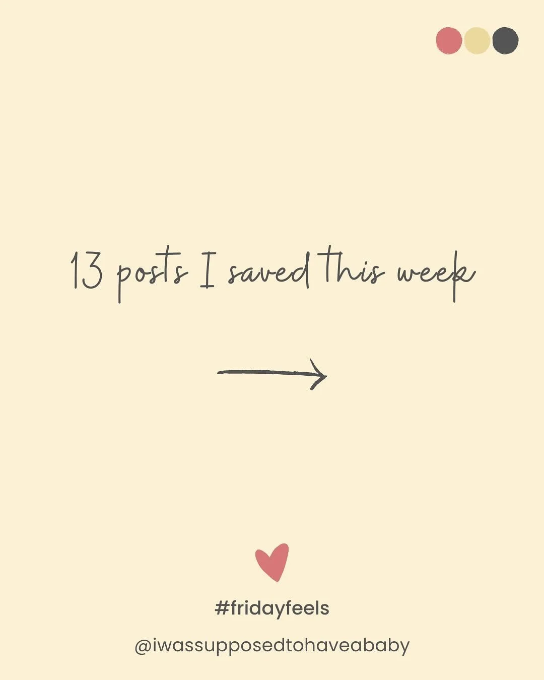 13 posts I saved this week