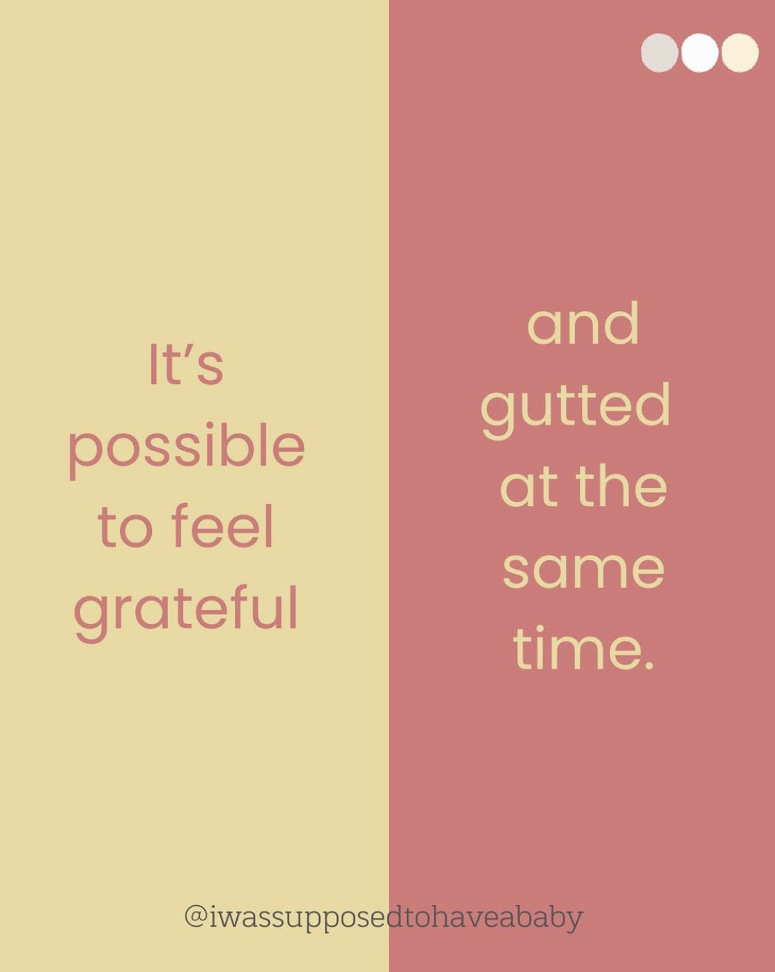 It is possible to feel both