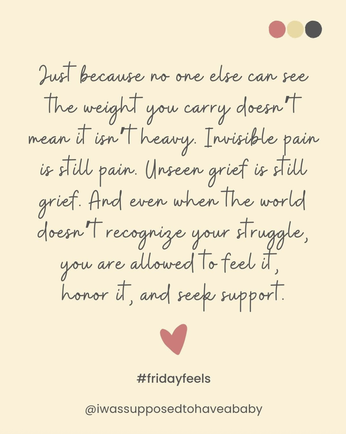 Feel it, Honor it, and Seek support