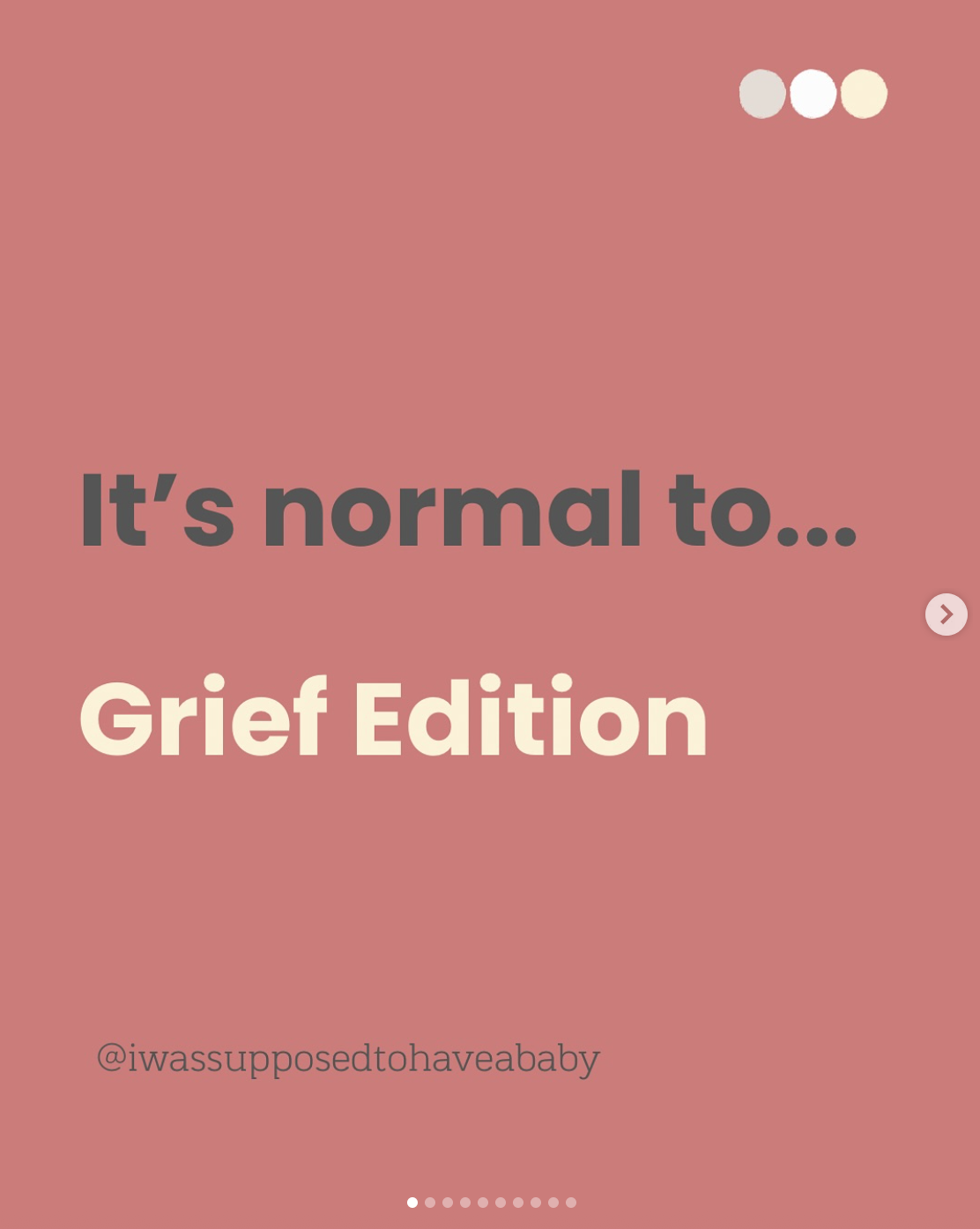 It is normal to…Grief edition 