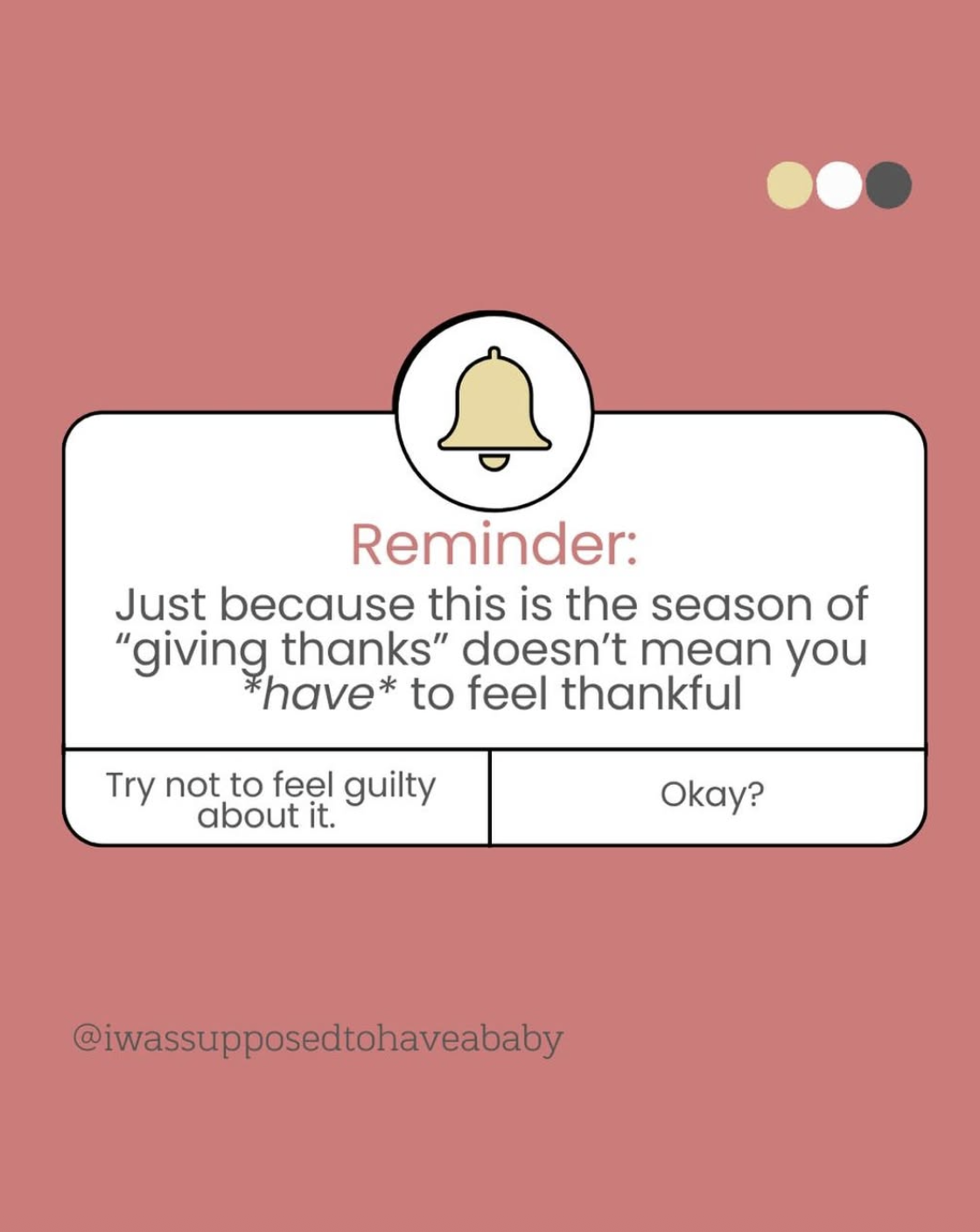 Holiday Reminder part 2