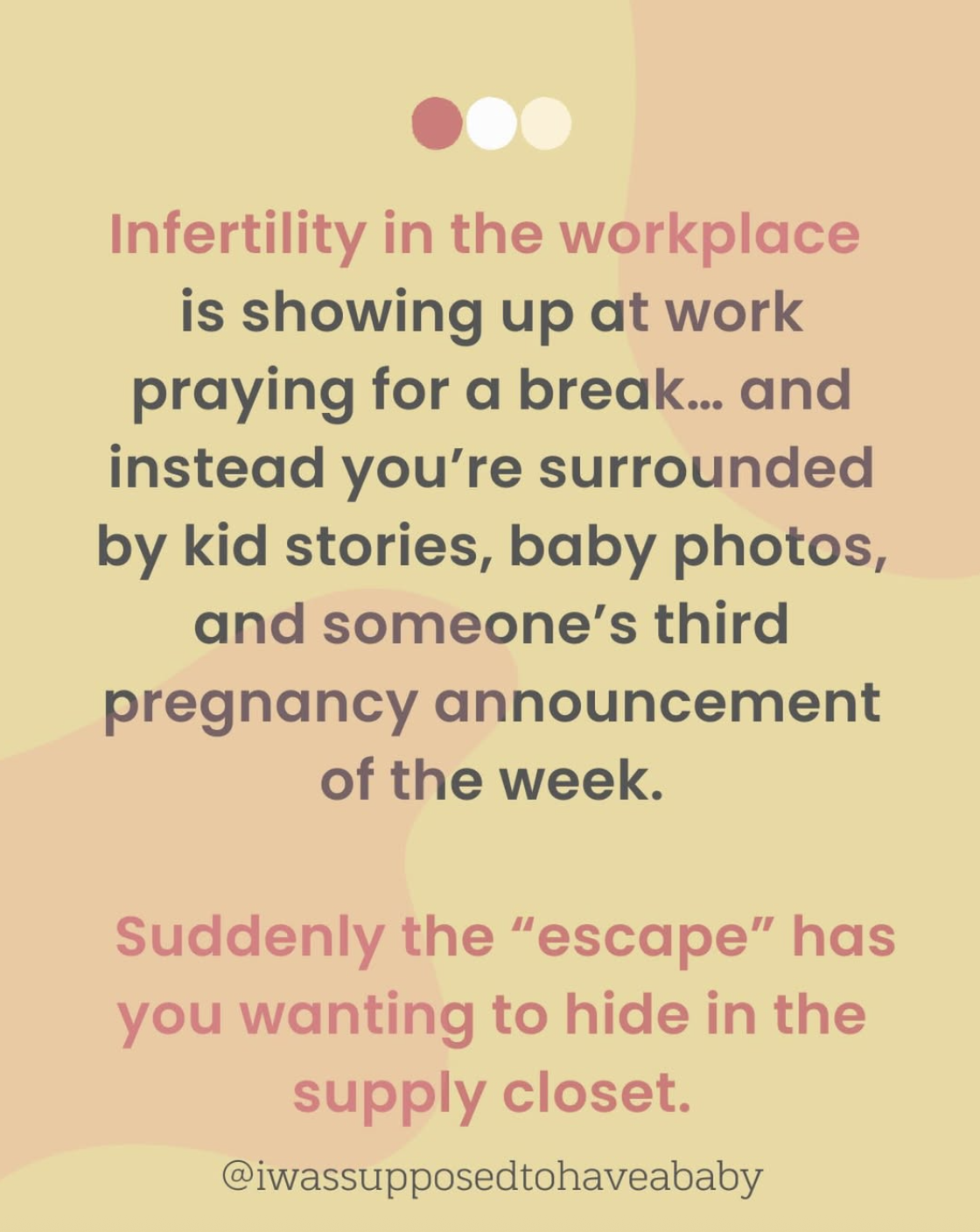Infertility in the workplace 