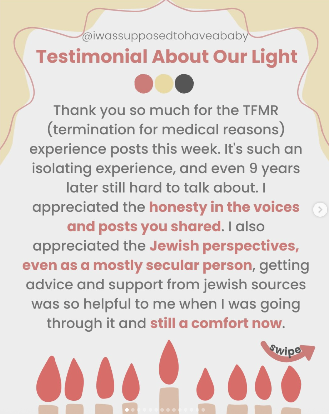 Testimonial about our light 