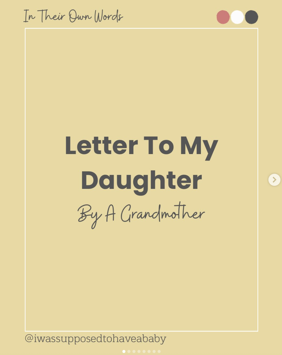 A Letter to my Daughter 