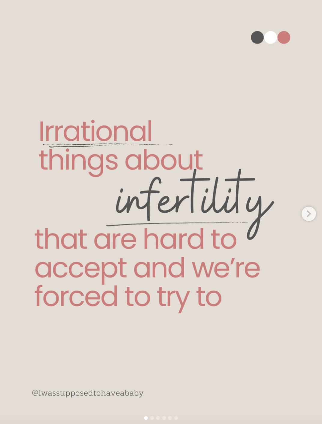 Irrational things about infertility 