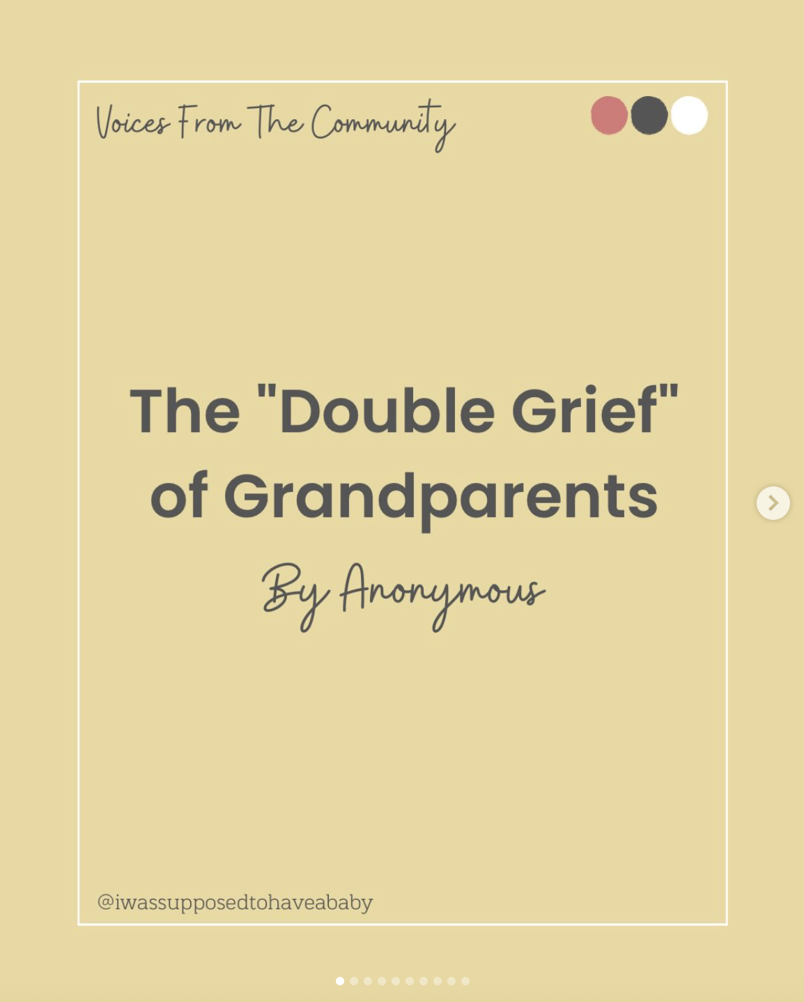 “Double Grief” of Grandparents 