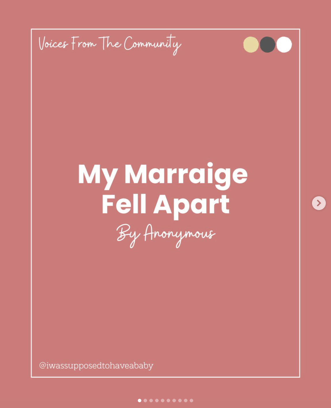 My Marriage Fell Apart