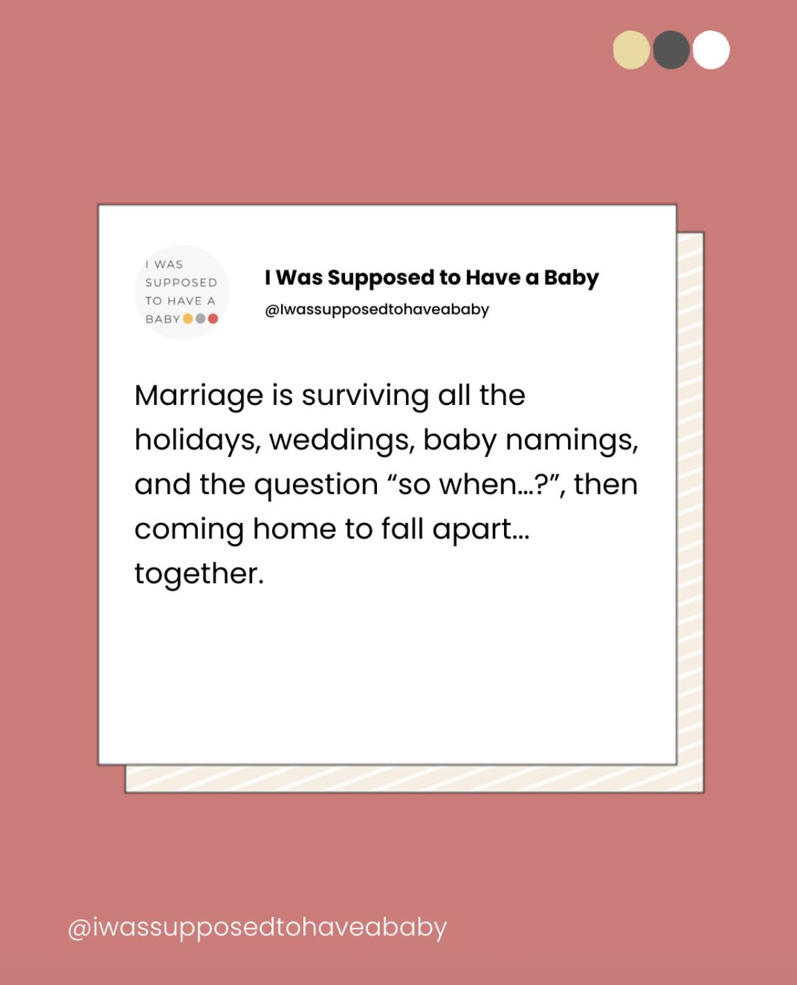  Marriage is…