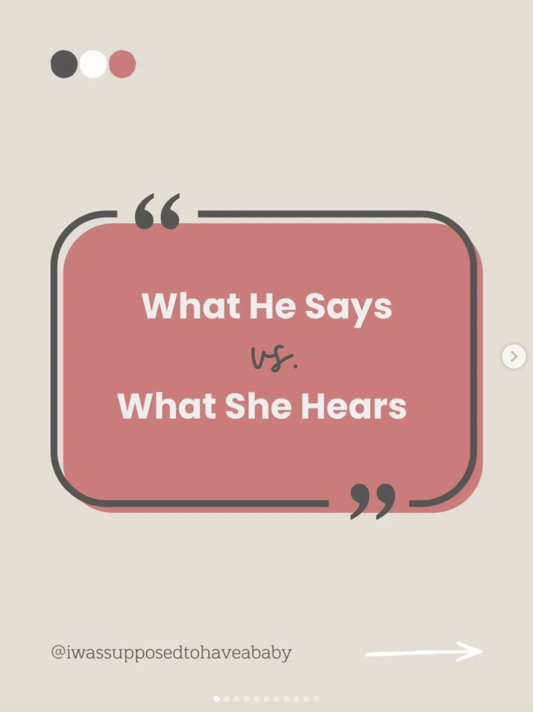What he says vs What she hears 