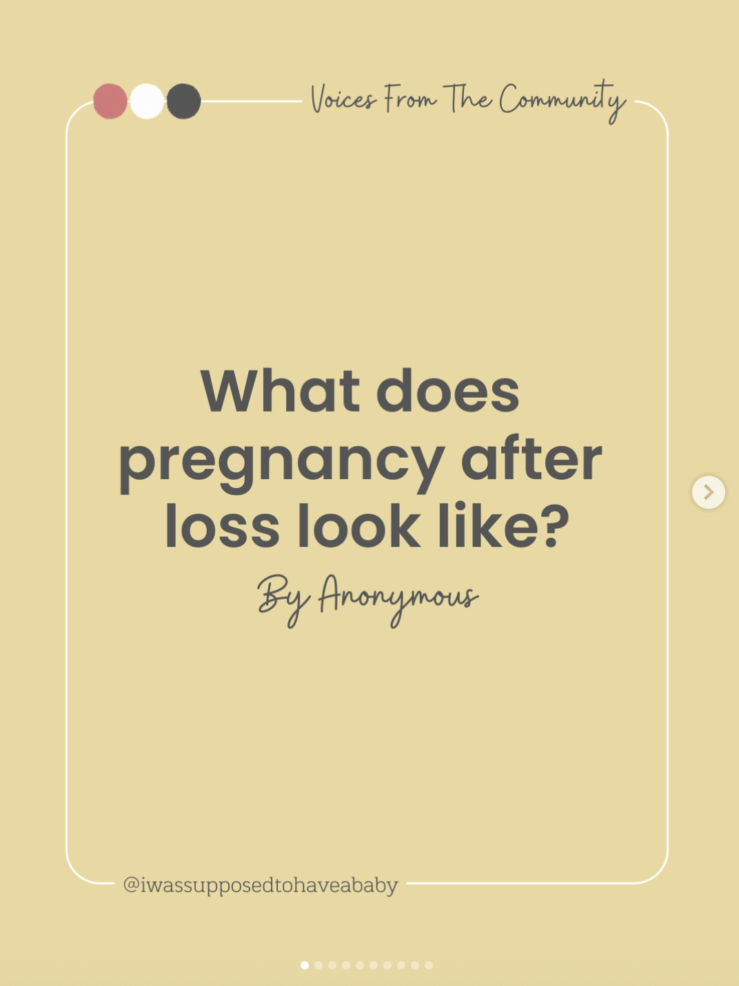 What does pregnancy after loss look like?