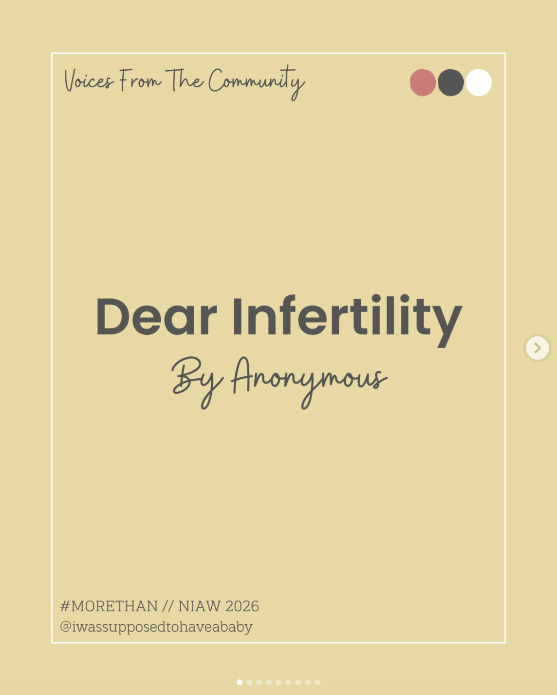 Dear Infertility 