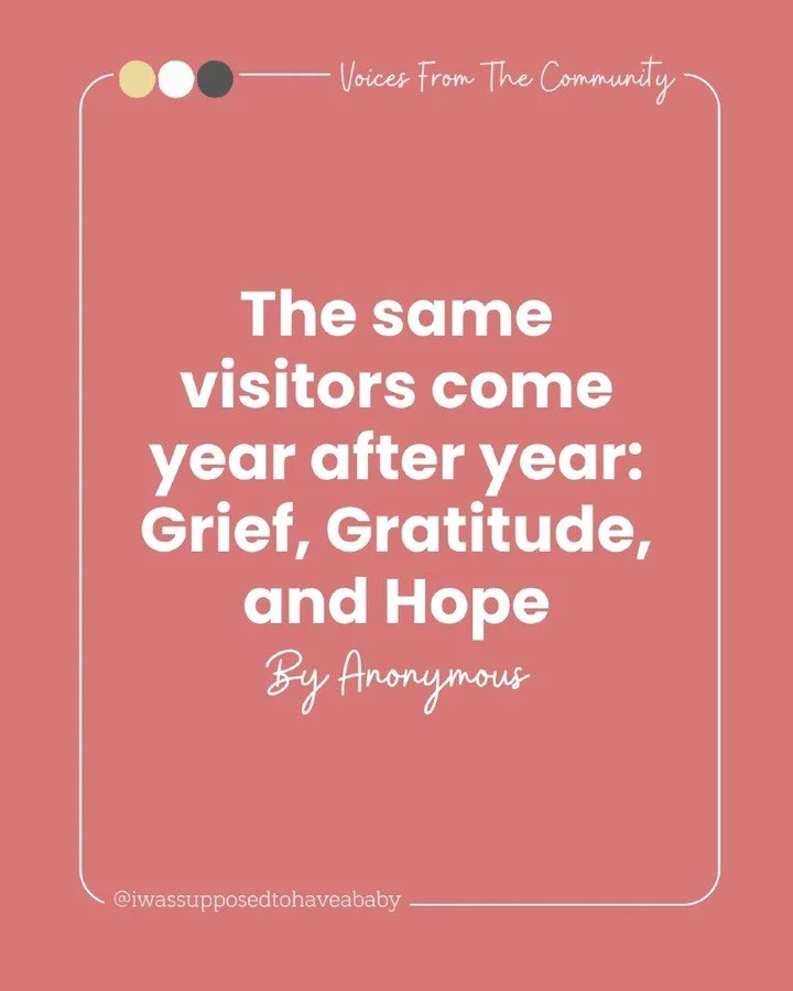 This poem, by an anonymous community member, is about carrying blessings on one side and hardship on the other, sometimes in the very same breath

Some grief doesn't disappear; instead, it visits during a season

The weight returns right as the calen
