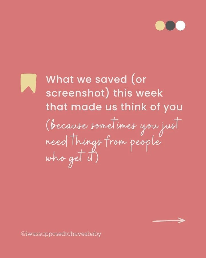 The holiday season can bring joy, traditions, family time&hellip;and a whole lot of complicated feelings when you&rsquo;re navigating infertility or pregnancy loss

These are a few things we saved for you to keep in your back pocket in the days and w