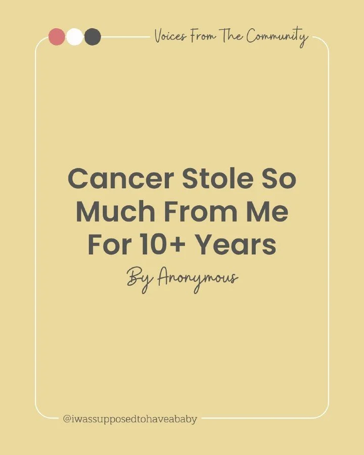 She survived cancer. Ten years later, she still can't try for a baby.

This anonymous community member shares how ongoing health complications from chemotherapy keep her from trying to conceive

Gratitude for surviving doesn't erase the grief of what