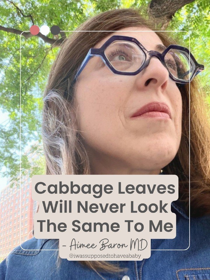 And to this day, every time I look at cabbage, I kinda get choked up a bit&hellip;

#PregnancyLossSupport #InfantLoss #MiscarriageSupport #JewishGriefSupport