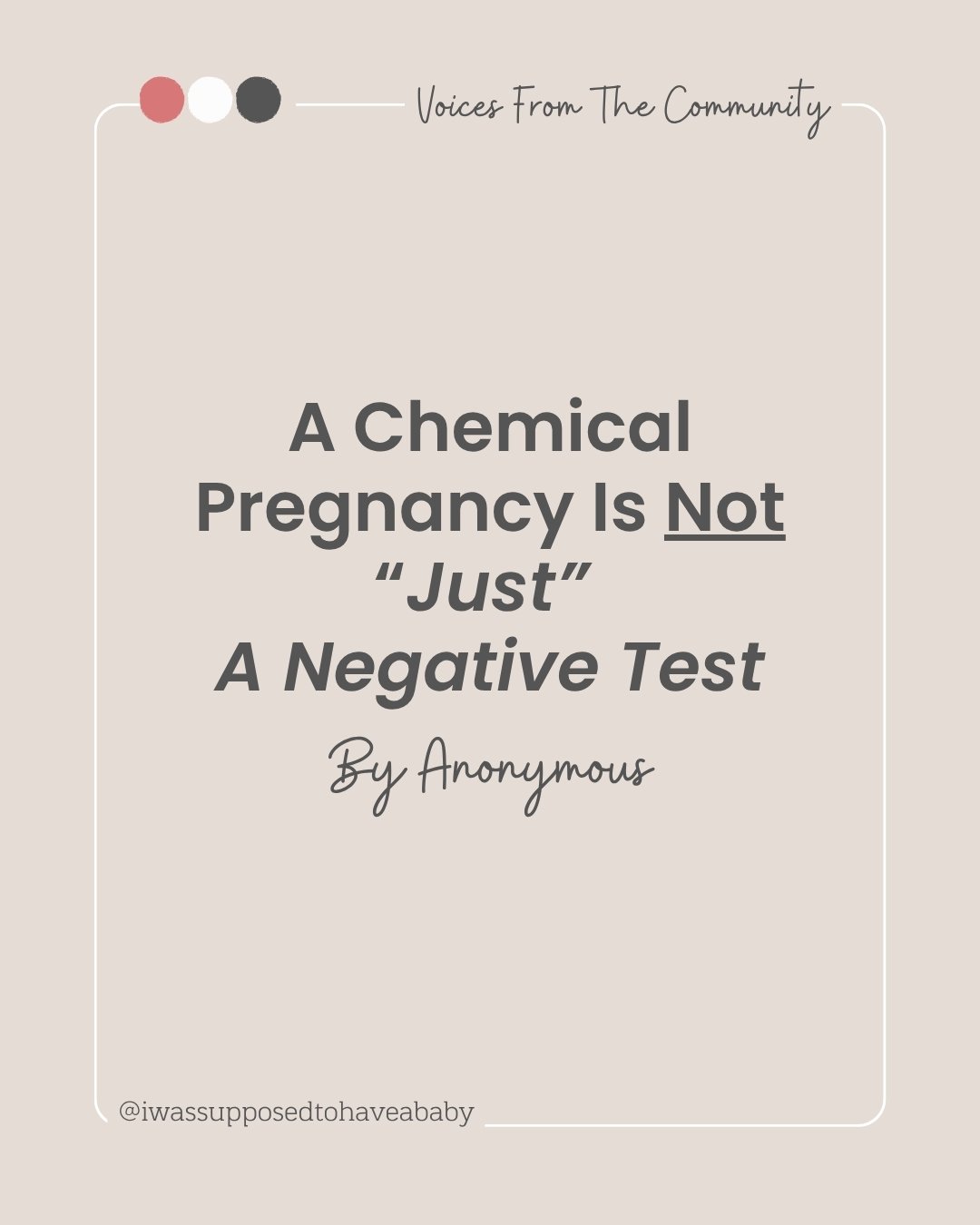 Chemical pregnancy loss is real pregnancy loss, and can be especially isolating because it is so rarely talked about.

Your loss counts too, especially here

#ChemicalPregnancy #PregnancyLossSupport #InfertilitySupport #JewishGriefSupport