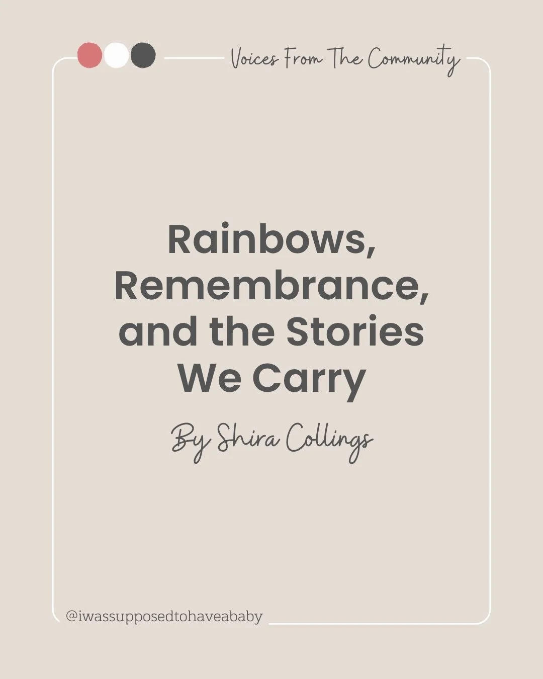 A rainbow baby doesn't erase the storm that came before

After one TFMR and three miscarriages, one mother reflects on what it means to welcome a living child while still carrying grief

Through her Jewish and queer identities, she explores why grati