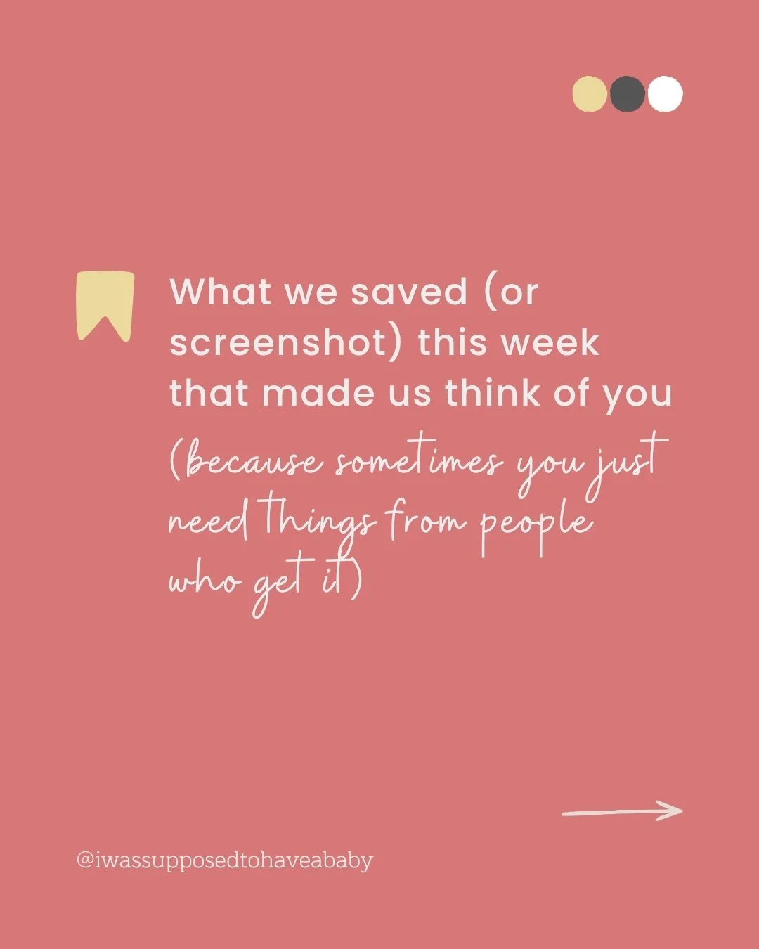 Some weeks, the internet says the thing you couldn&rsquo;t quite put into words

Which one is making it to your screenshots this week?

#InfertilitySupport #PregnancyLossSupport #JewishInfertilitySupport