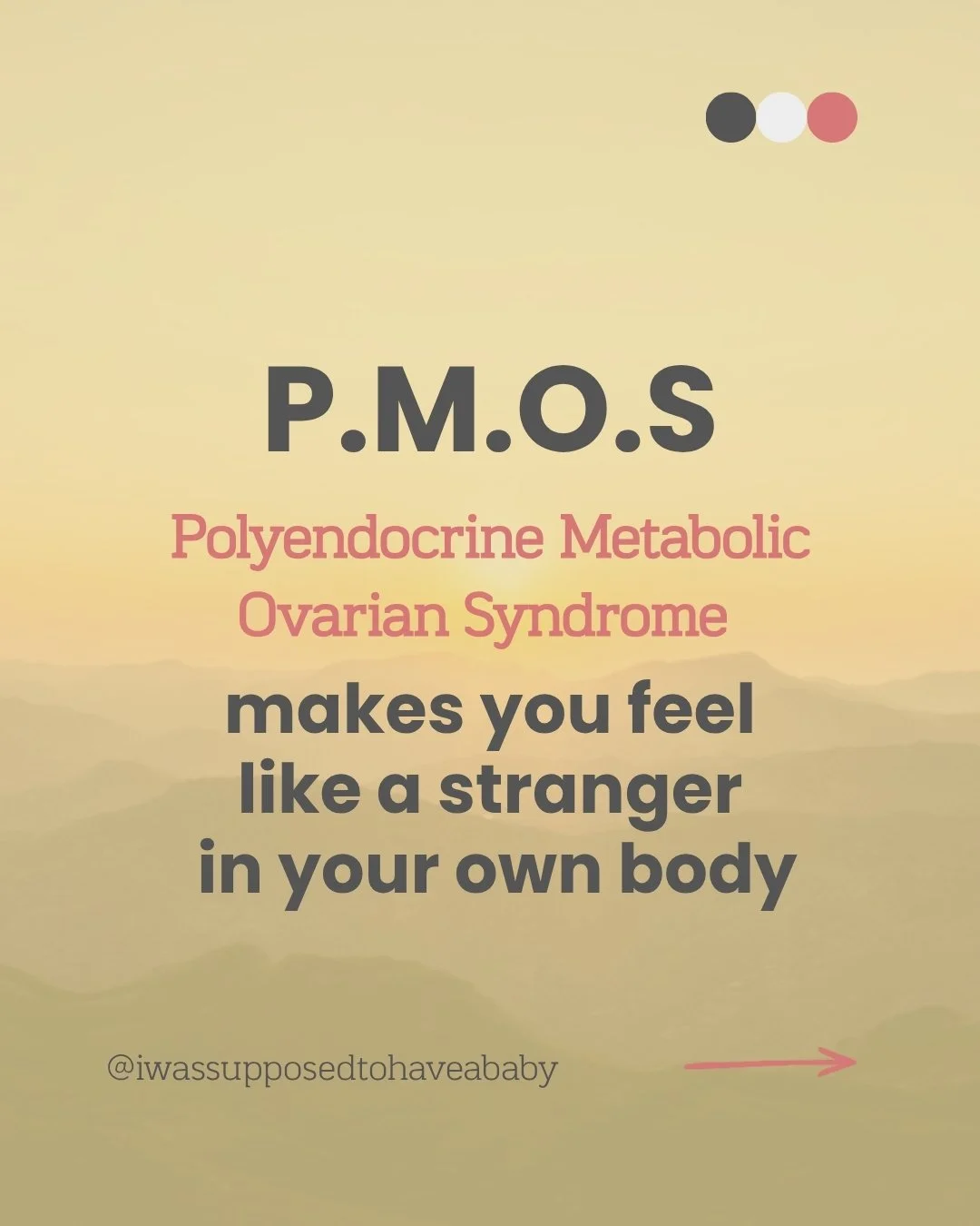 Sometimes PMOS affects more than your hormones.

It's the acne, facial hair, weight changes, and frustration of not recognizing your own body.

And when infertility is part of your story, those changes can feel even heavier.

If you've been strugglin