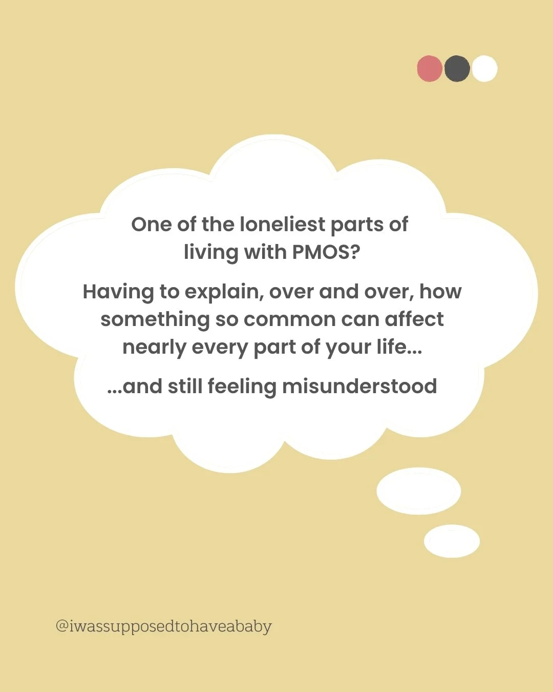 Just because a condition is common doesn't mean living with it is easy

The symptoms, the uncertainty, the impact on fertility, and the exhaustion of constantly explaining yourself can feel incredibly isolating

And sometimes, the hardest part isn't 