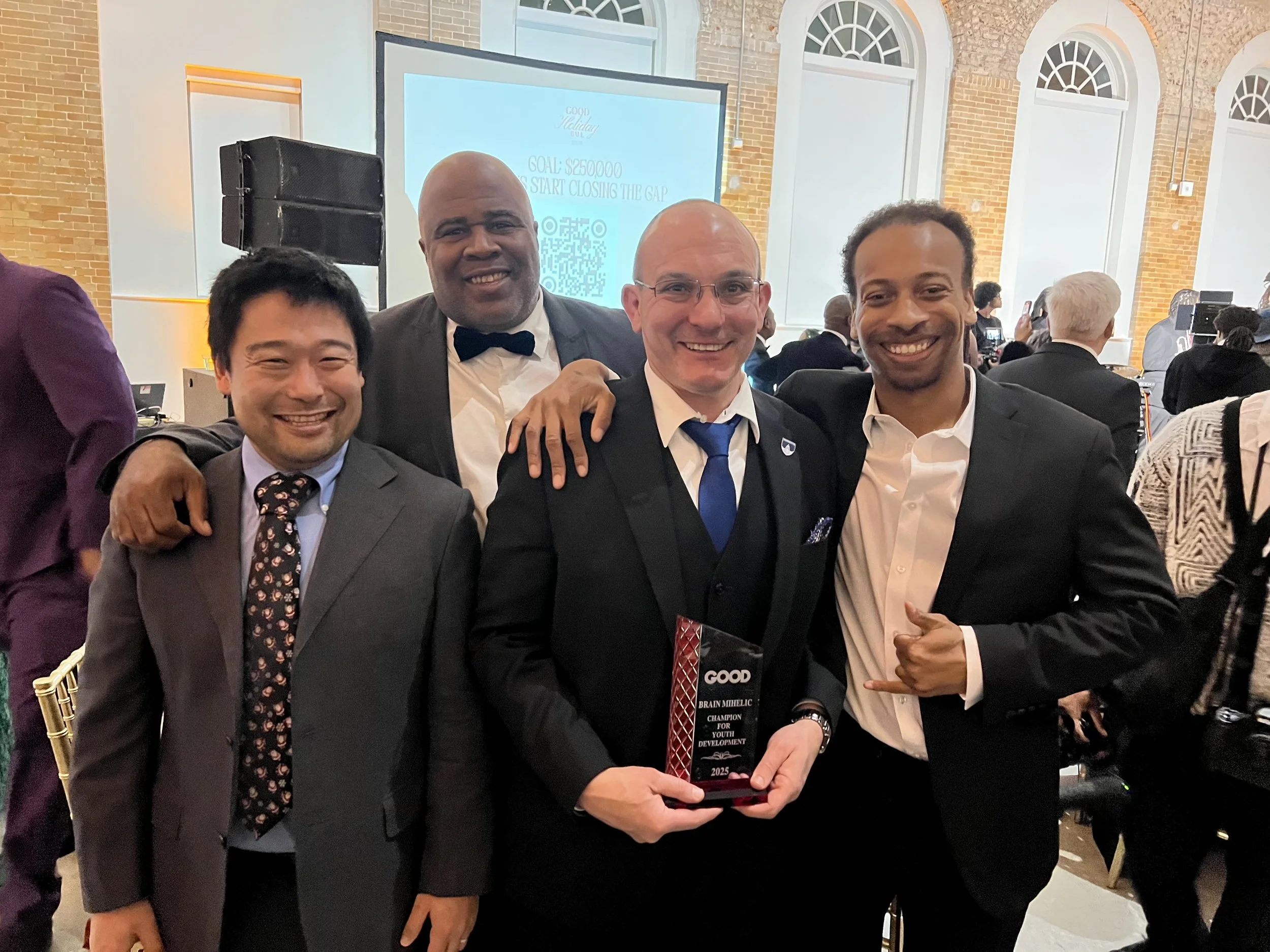 Coach Brian Recognized for OUR work in OUR COMMUNITY