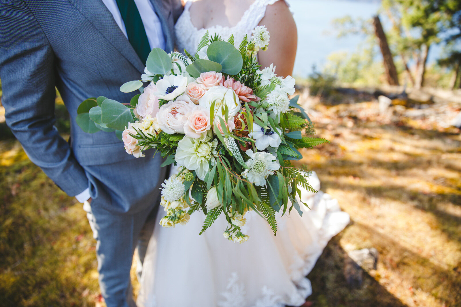 pastel wedding bouquet - Satya Curcio Photography