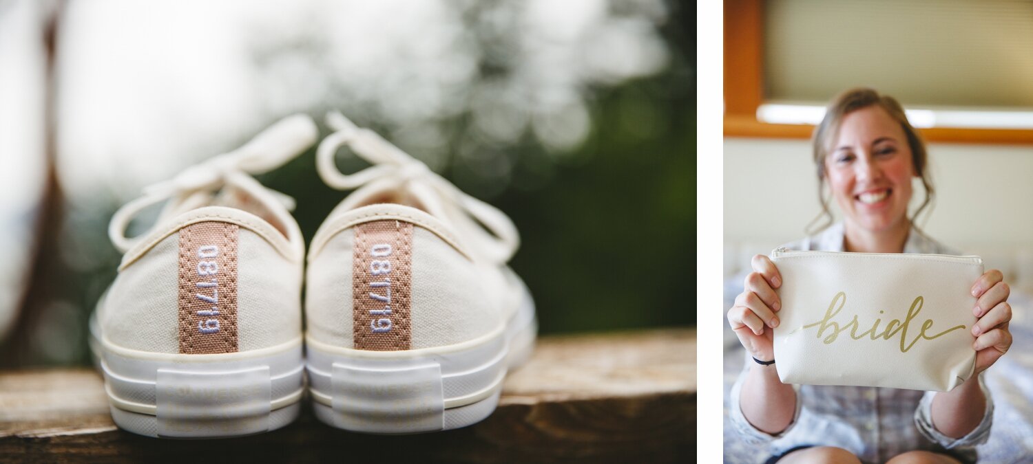 wedding Shoes with date by satya curcio photography