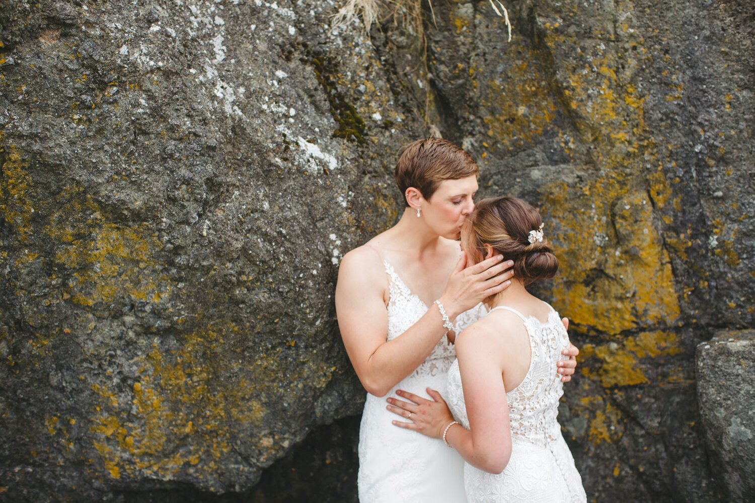 San Juan Islands same sex wedding photo by satya Curcio Photography