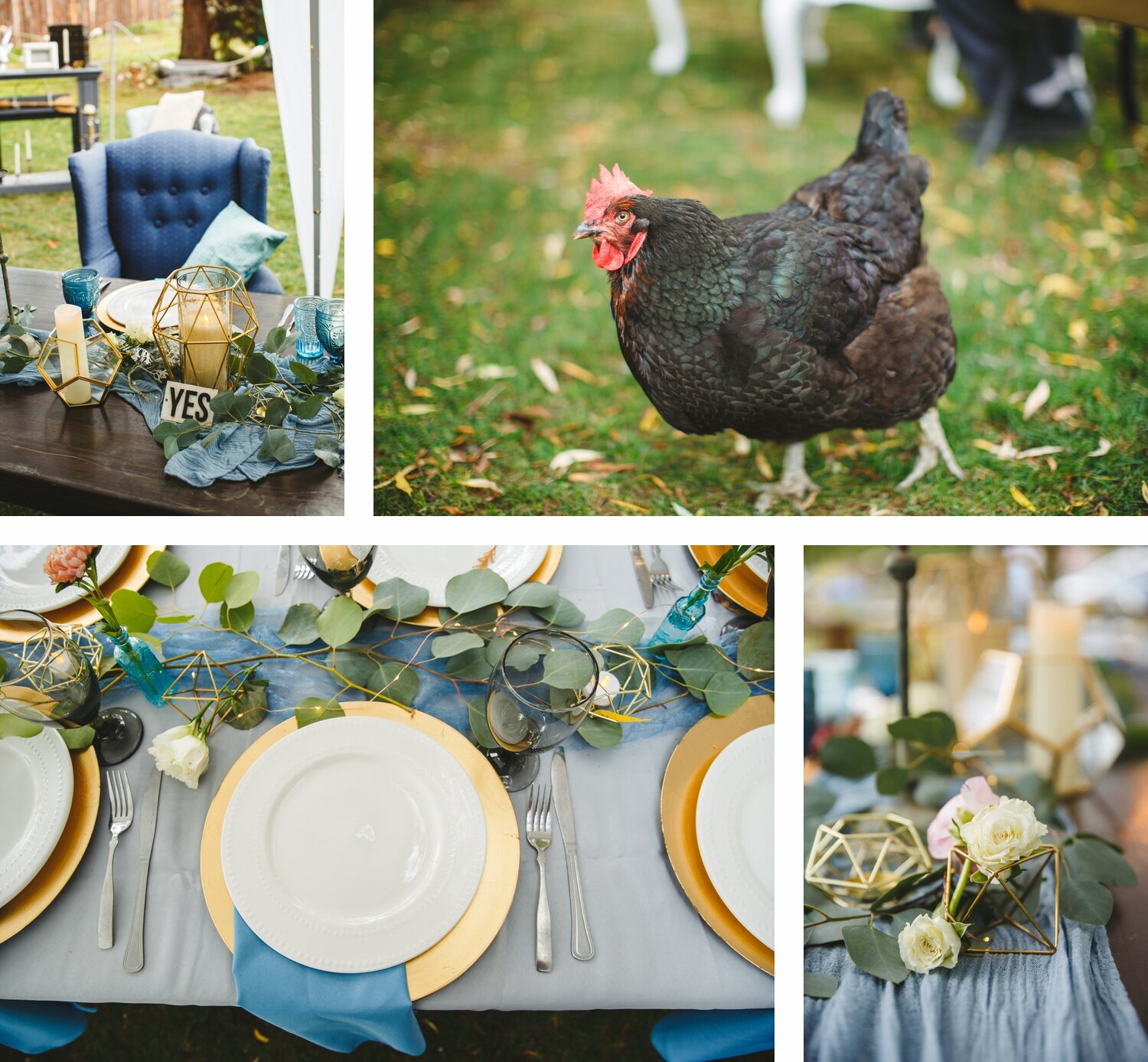 Wedding Details with Chicken by Satya Curcio photography