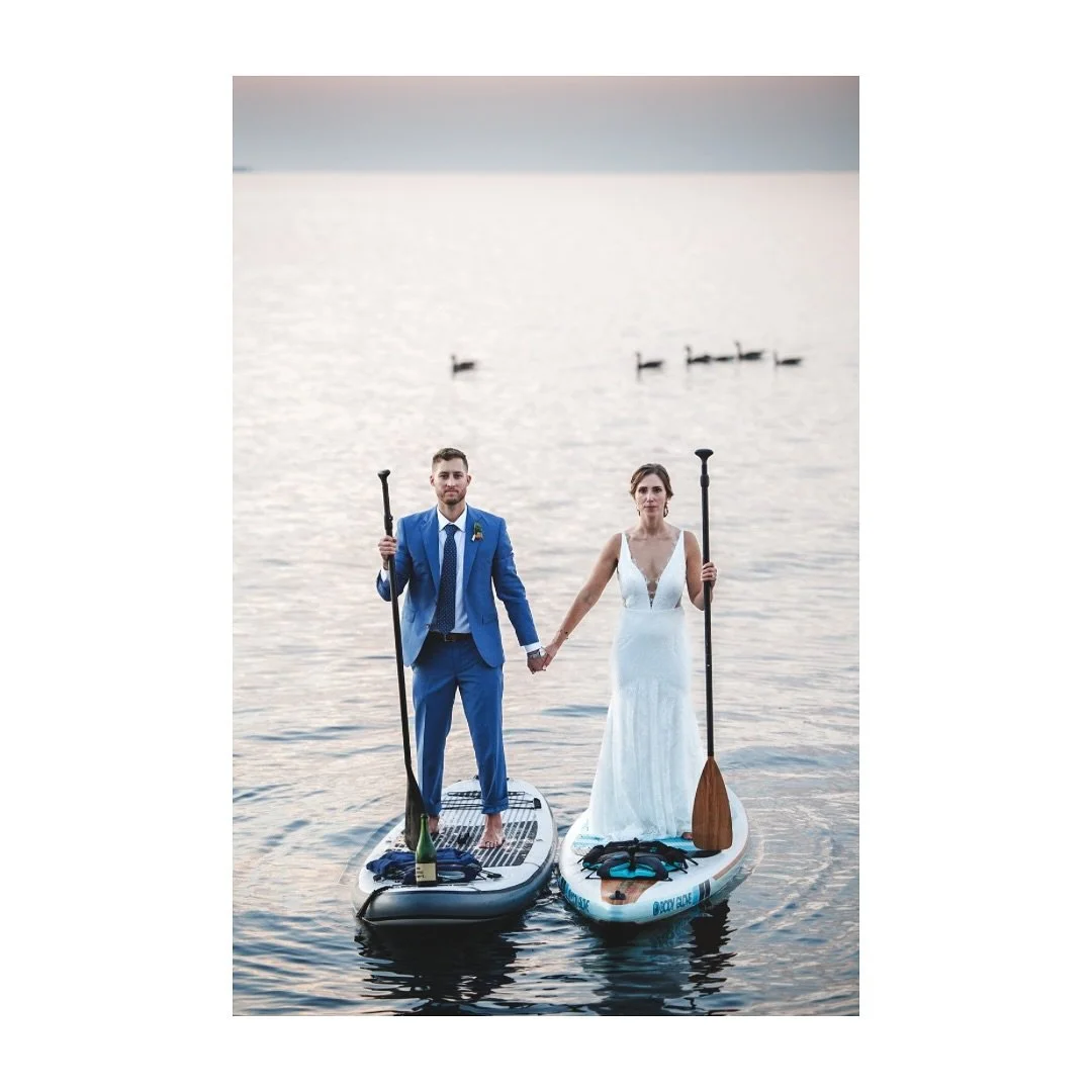 A wedding day as unforgettable as the view. 🌅✨ From paddle boarding to a golden-hour feast surrounded by flowers, this Orcas Island celebration was pure San Juan Islands magic. Every detail&mdash;from the sunset on the water to the incredible food a