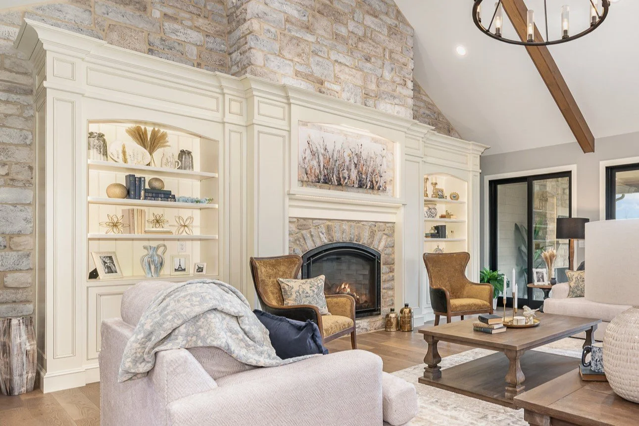 Custom Fireplace Mantels and Built-ins — Heirloom Cabinetry