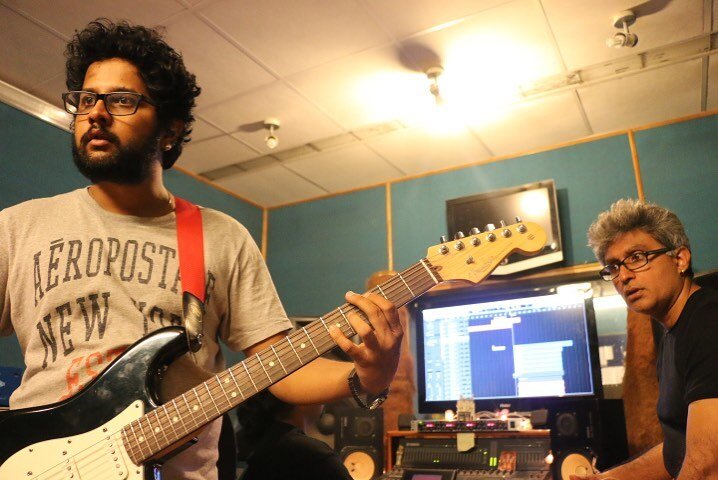 #throwback - recording @everythingisalif&rsquo;s #Jhelumus at @flyingcarpetproductions 

@basswati @ashishmanchanda007