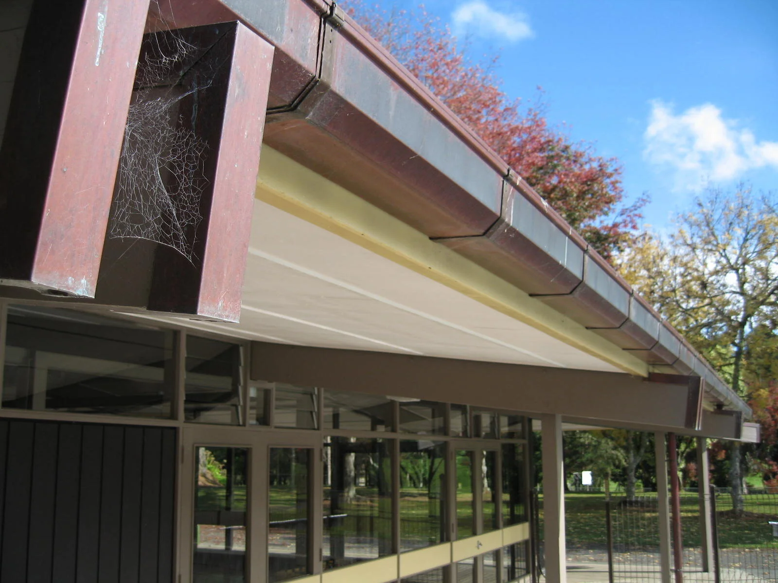 Texan round copper residential spouting with external brackets - continuous group new Zealand 3.jpg