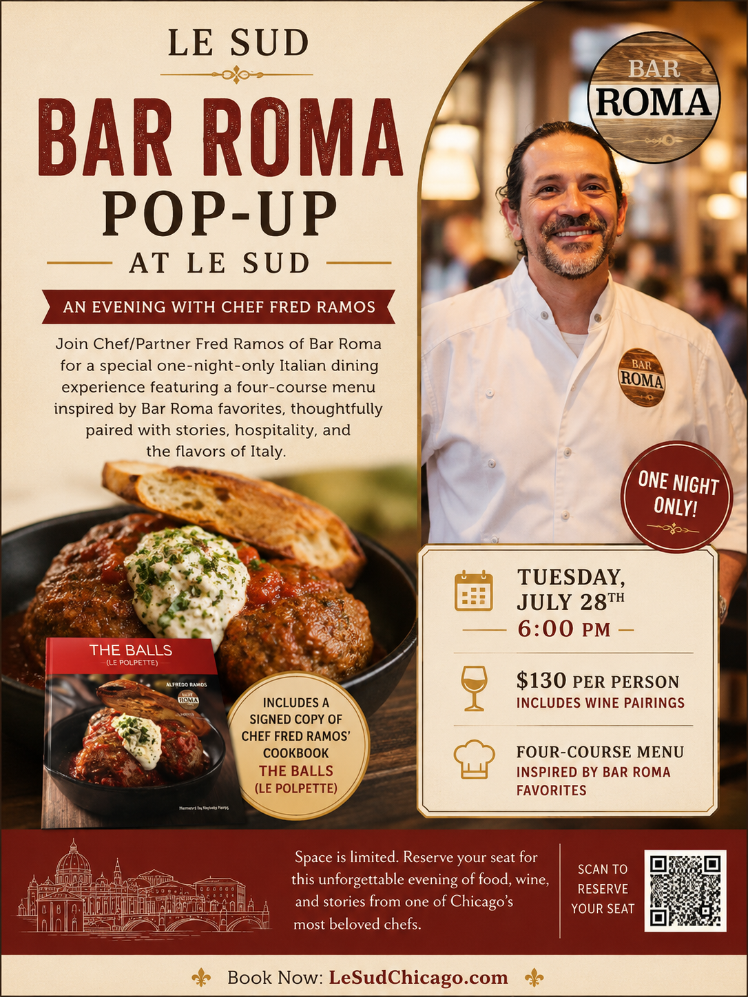 Bar Roma Pop-Up at Le Sud: An Italian Summer Evening