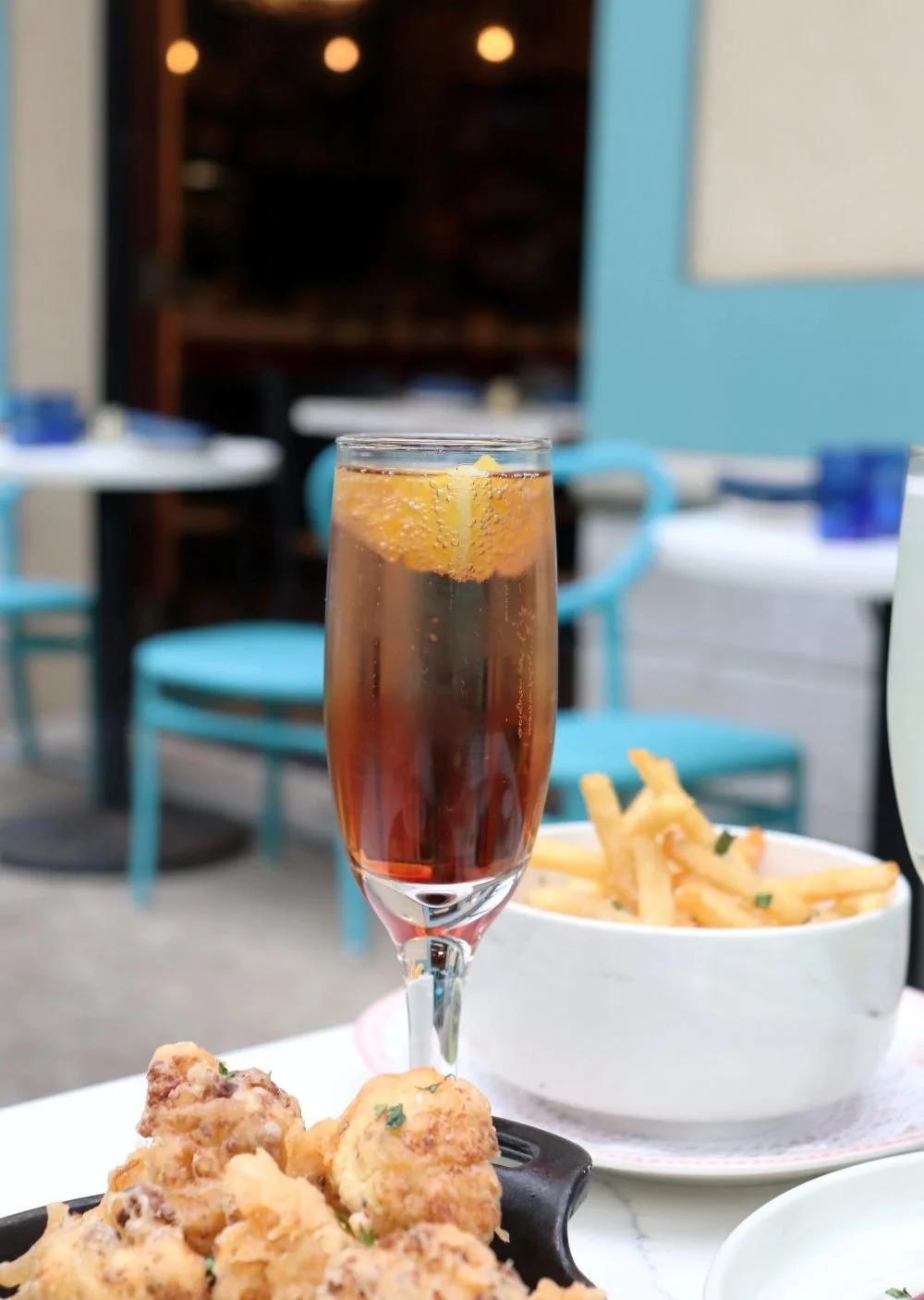 Cocktail in Champagne glass