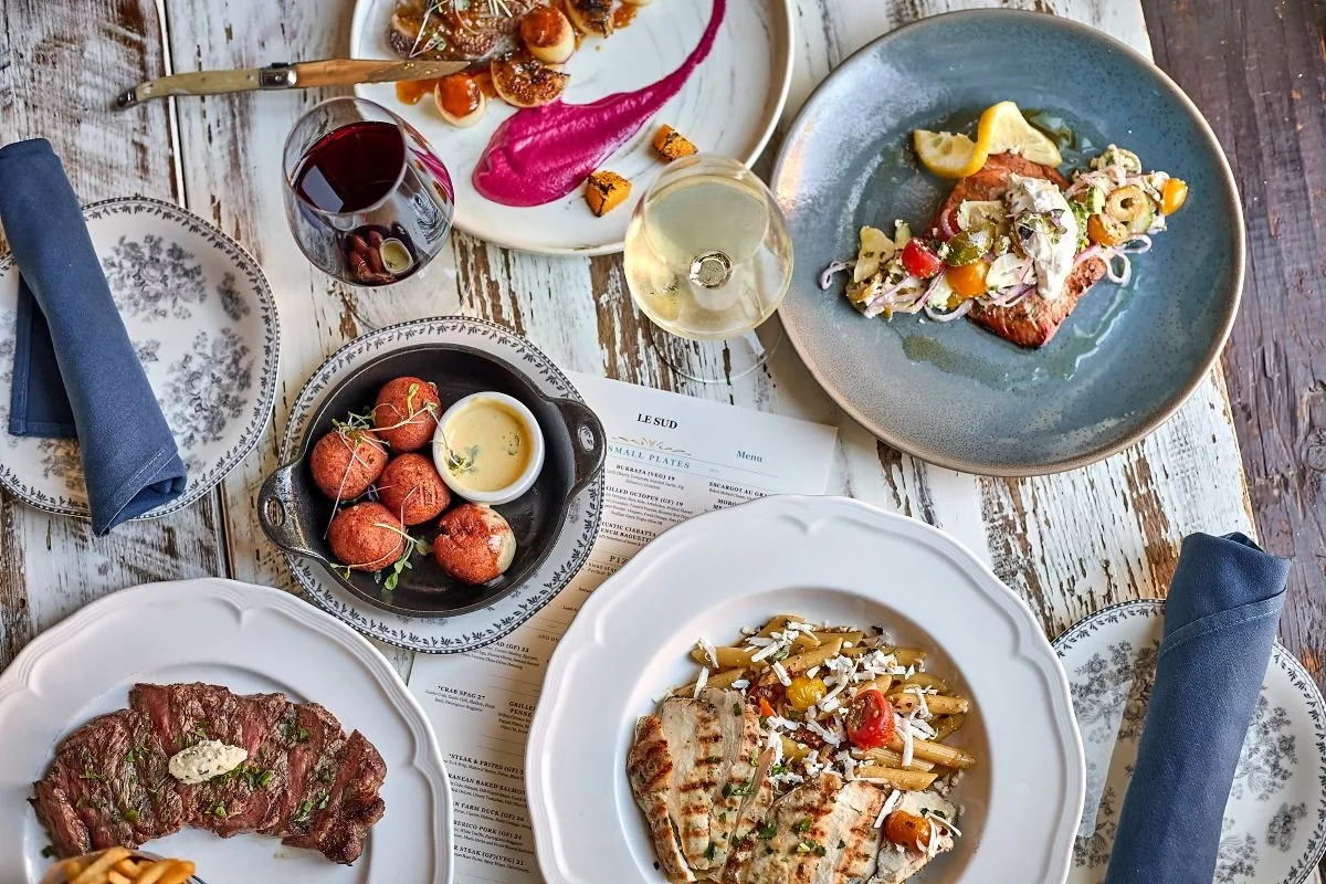 Prix fixe dinner at Le Sud in Roscoe Village Chicago.jpg