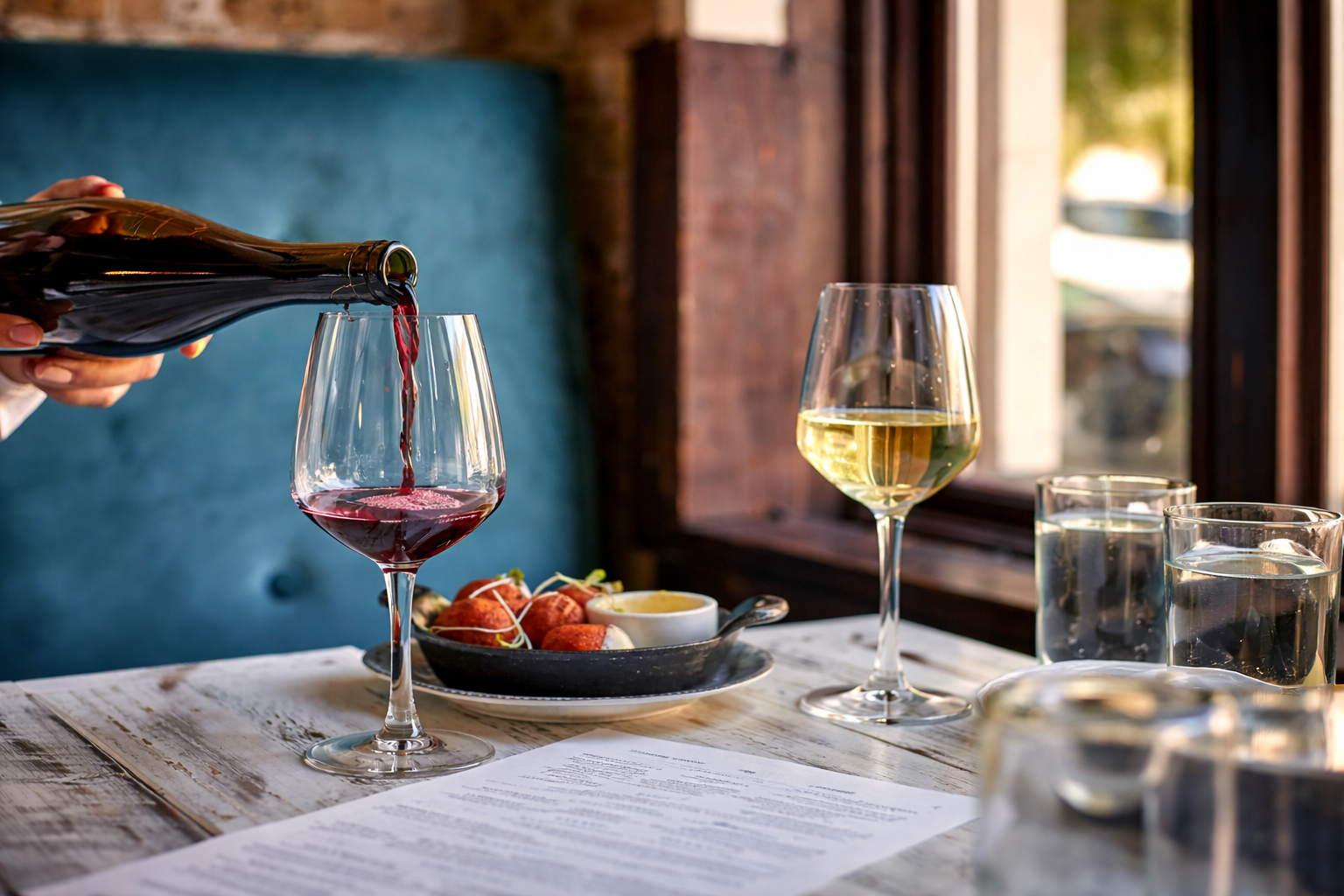 Half Priced Bottle Wine on Wednesday