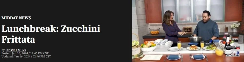 Lunchbreak: zucchini frittata