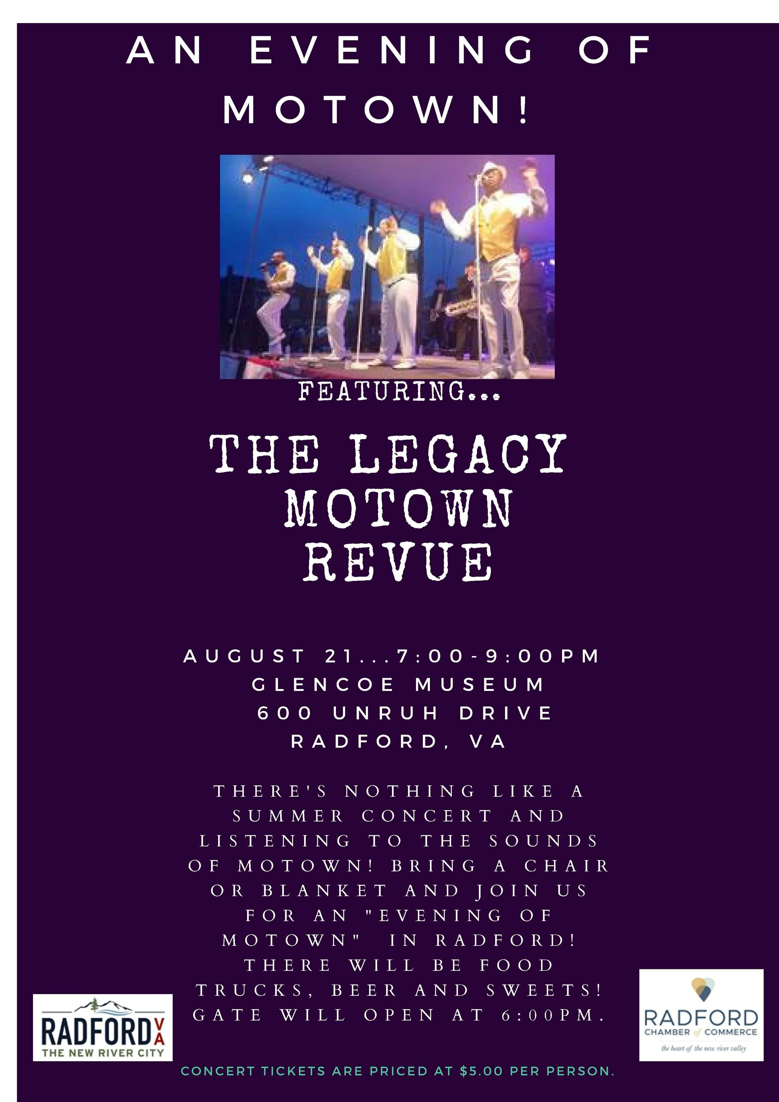 "An Evening of Motown" Upcoming Concert