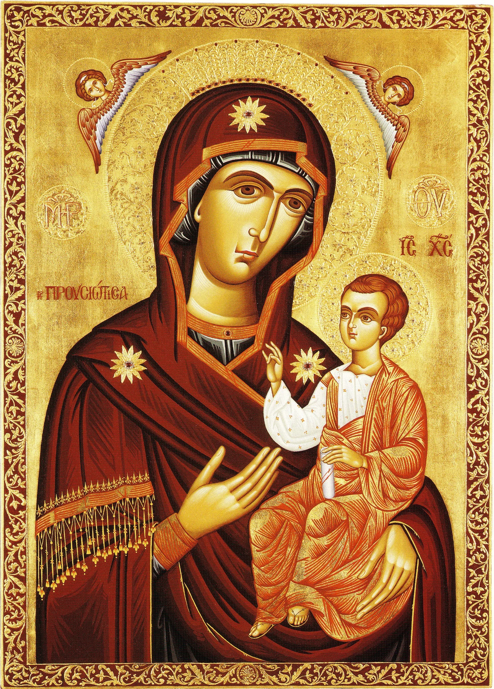 August Feast, Synaxis of Panagia Prousiotissa Icon