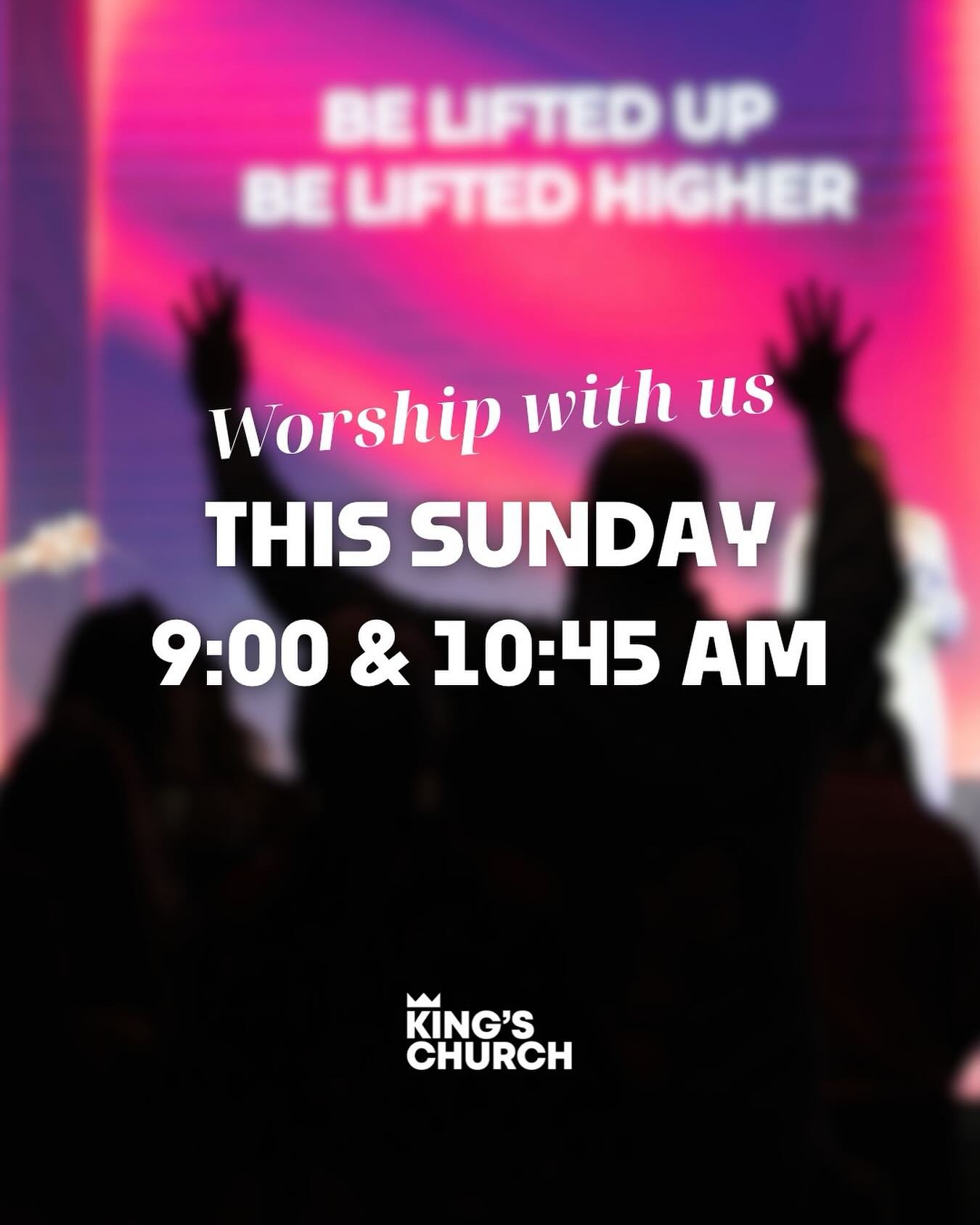 Sunday is on 🤍

9:00 &amp; 10:45 AM - in person or online.

We&rsquo;ll share updates here if anything changes.