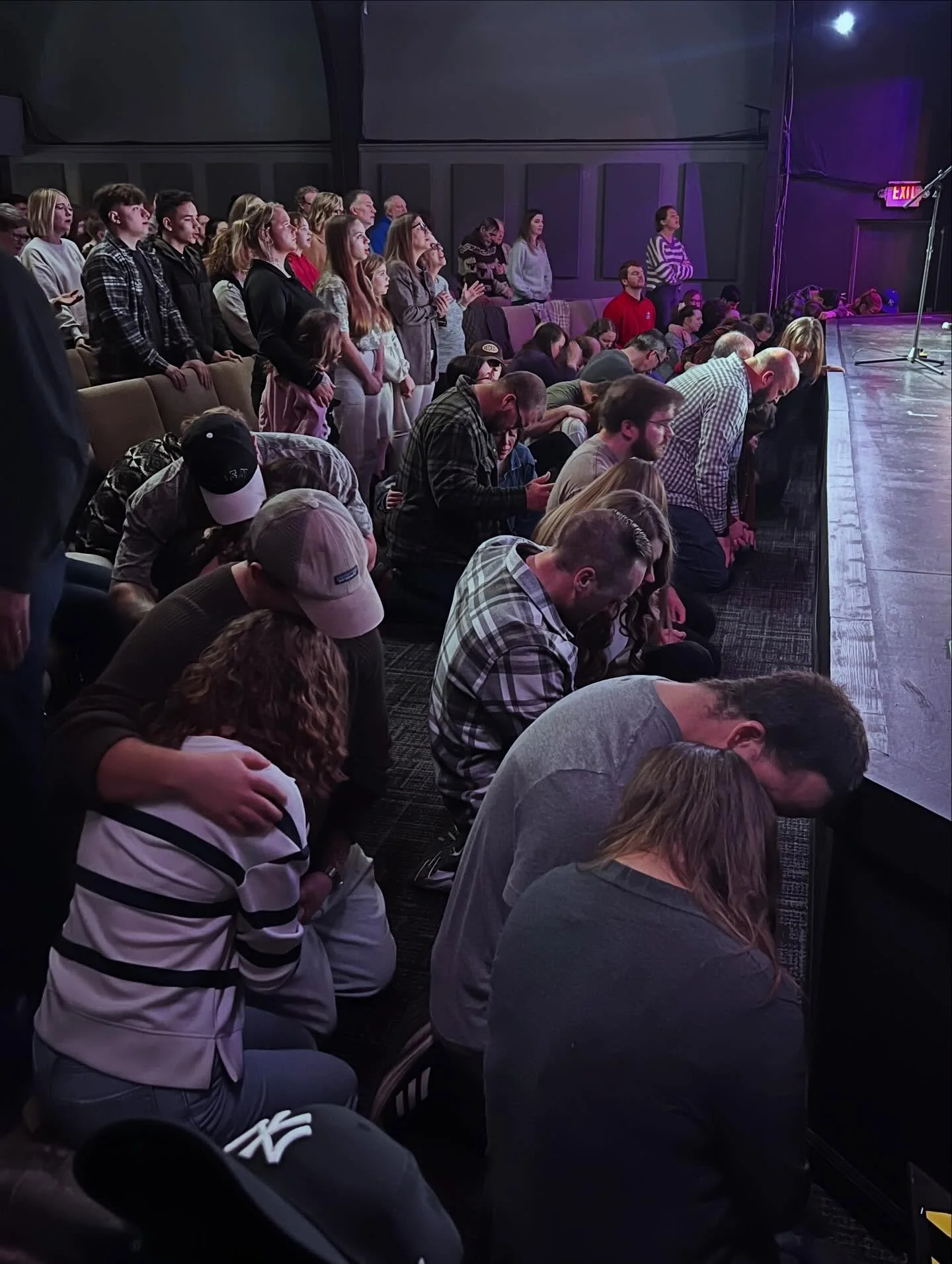 Today we launched our new Strong Families sermon series. Starting with husbands embracing their God-given calling. Men were invited to take their wives by the hand, kneel before the Lord, repent for the ways they&rsquo;ve fallen short, and recommit t