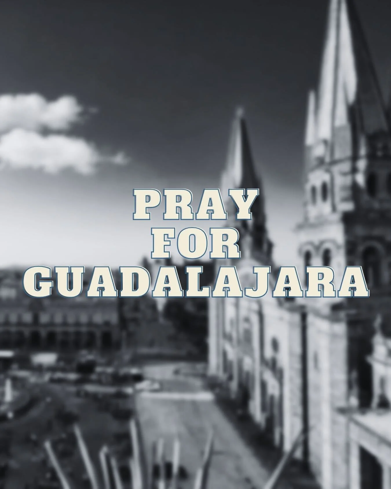 Today we urgently asking to pray for Guadalajara.

Violence has broken out across the city, and many families are facing uncertainty and fear.

We stand with our brothers and sisters in Christ.
We pray for protection.
We pray for peace.
We pray for j