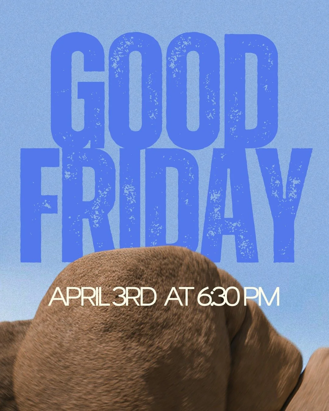 Good Friday reminds us of the weight of the cross and the depth of God&rsquo;s love.
Jesus gave everything so we could have life.

Join us April 3rd at 6:30pm as we pause, reflect, and remember the sacrifice that changed everything.