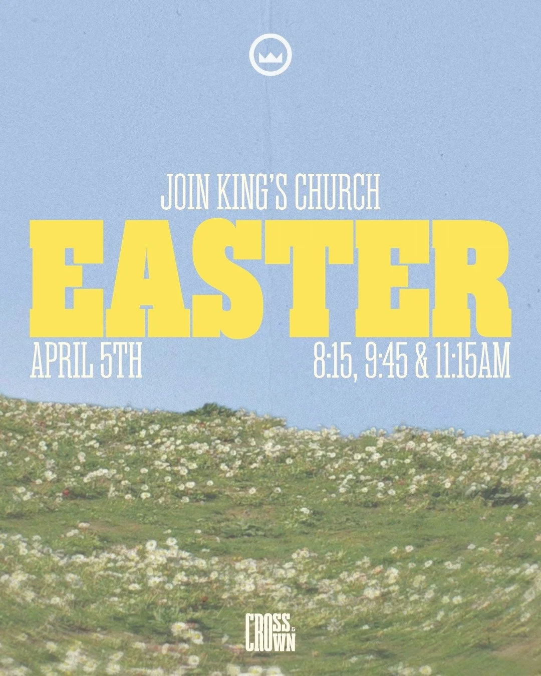 You&rsquo;re invited this Easter at King&rsquo;s Church.

From Good Friday to Easter Sunday, come experience the hope, joy, and life found in Jesus.
Bring your family, we saved you a seat.