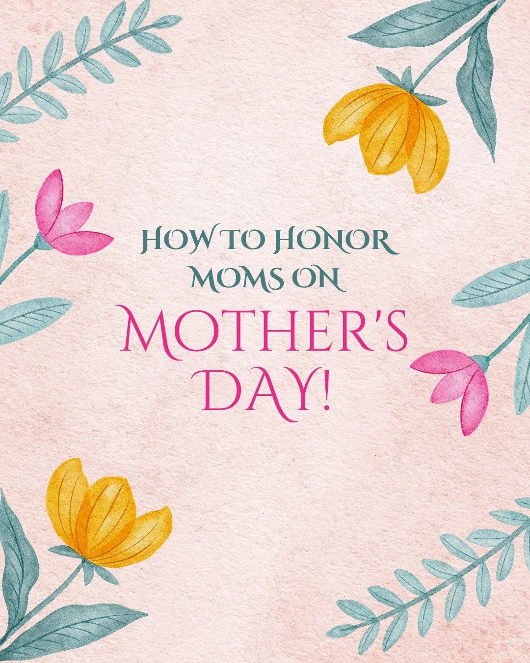 Mother&rsquo;s Day is right around the corner 🤍
As we prepare to celebrate the incredible women in our lives, we wanted to share a few biblical ways we can honor moms, not just with gifts, but with gratitude, love, and intentionality.

Swipe through