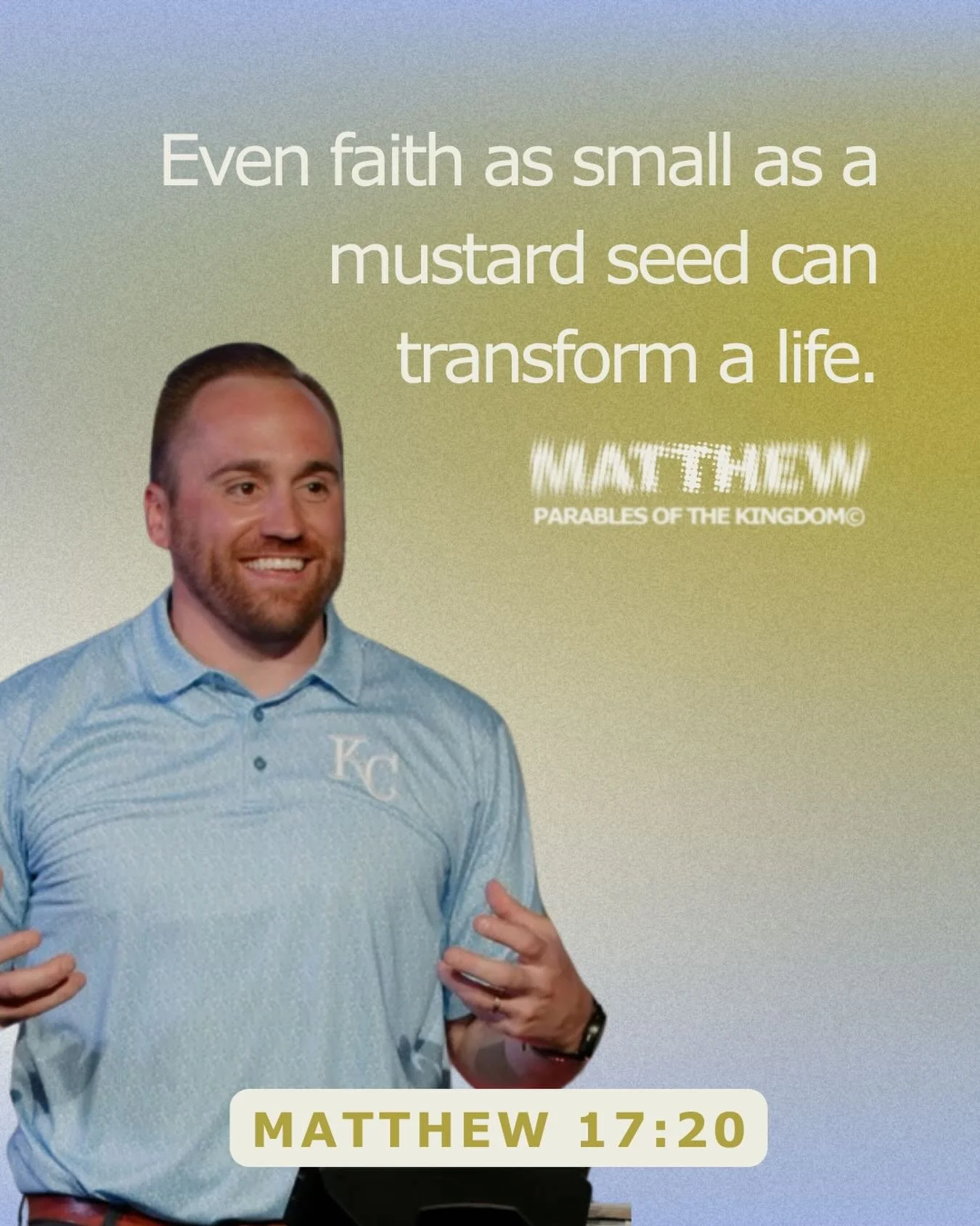 Even faith as small as a mustard seed can transform a life.

Pastor Dillon continues our Matthew series this Sunday as we lean into what it really means to trust Jesus with faith that moves mountains.

You do not want to miss this Sunday at King&rsqu
