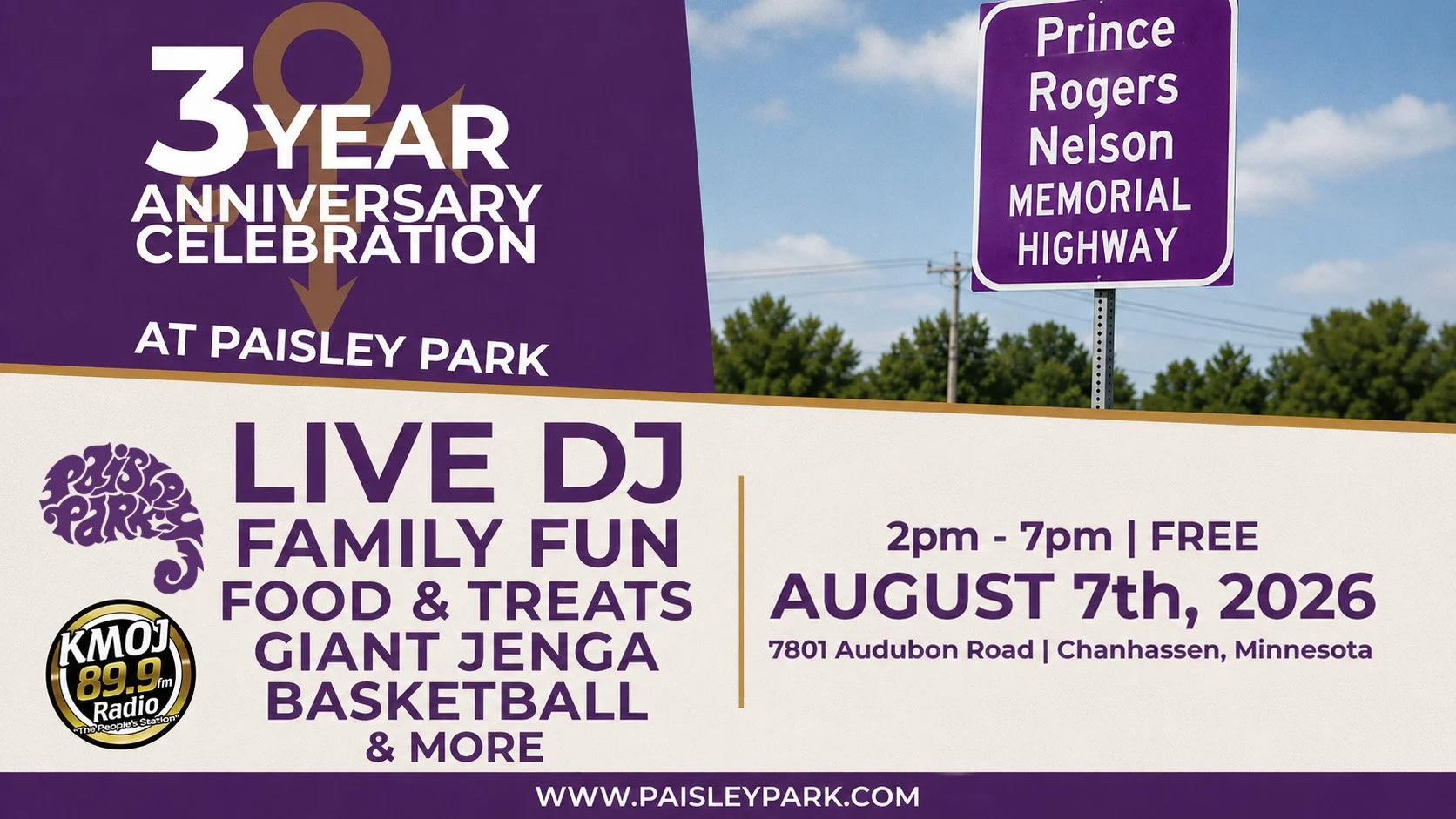 PRINCE ROGERS NELSON HWY ANNIVERSARY
