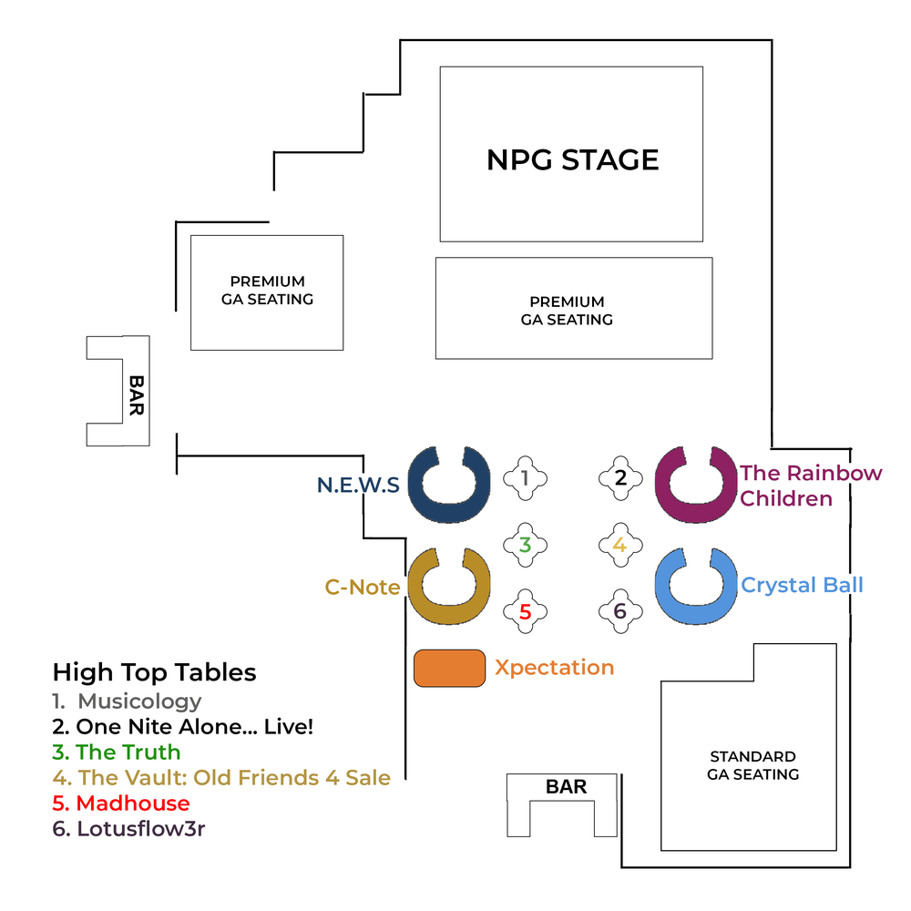 NPG Jazz Seating Chart