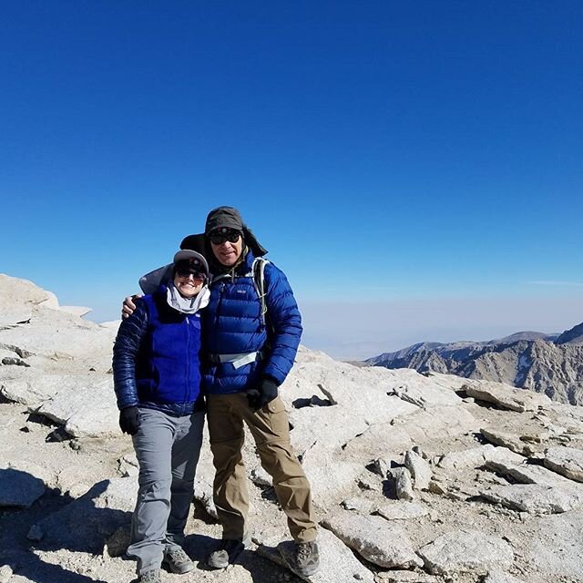 My daughter Kristen and I, along with a group of friends successfully  completed the climb up Mt. Whitney yesterday. #mtwhitney